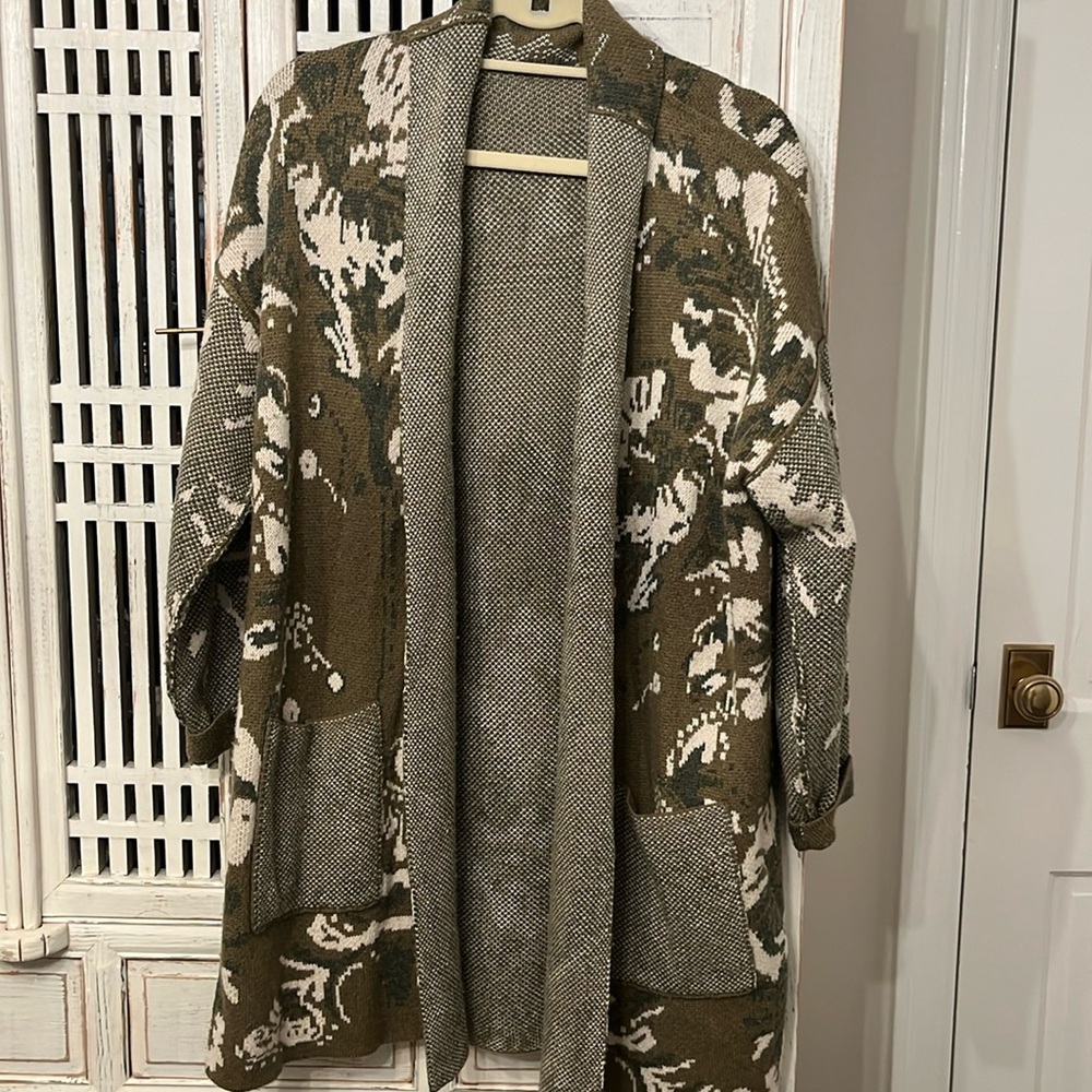 Anthropologie sweater jacket